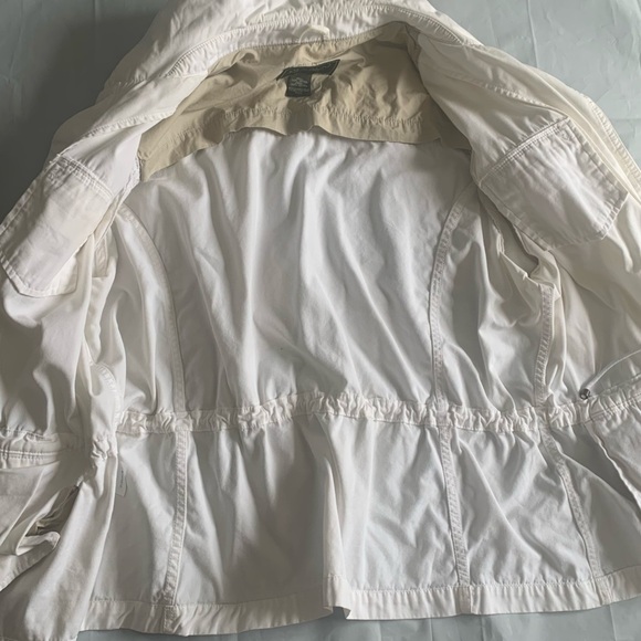 Eddie Bauer white short soft shell wind jacket womans size XXL 100% cotton - Picture 9 of 15